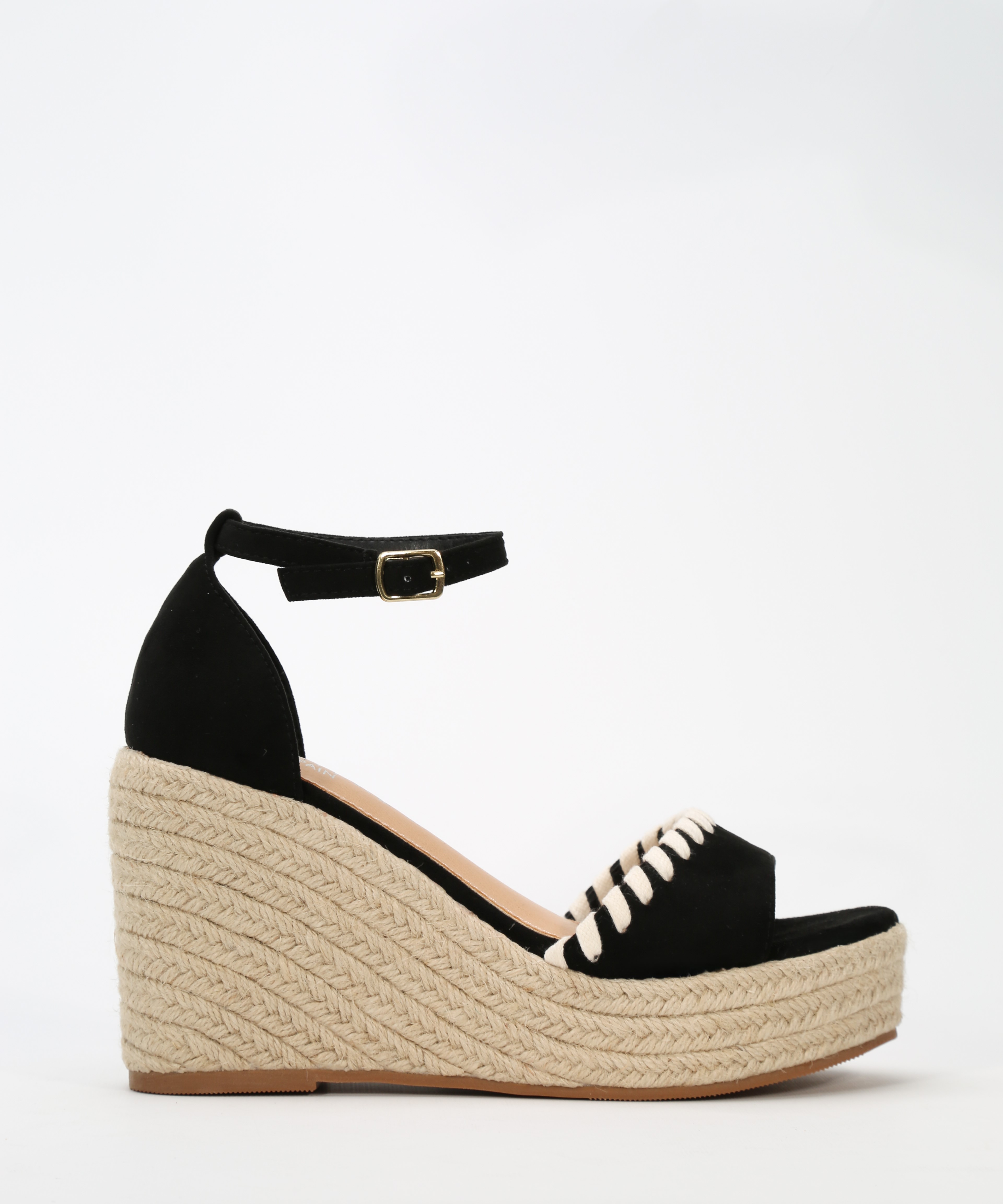 Sandalias cuñas esparto pulsera
